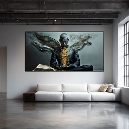 Beyond Meditation - Tablouri moderne pe sticla securizata pentru living contemporan NO52