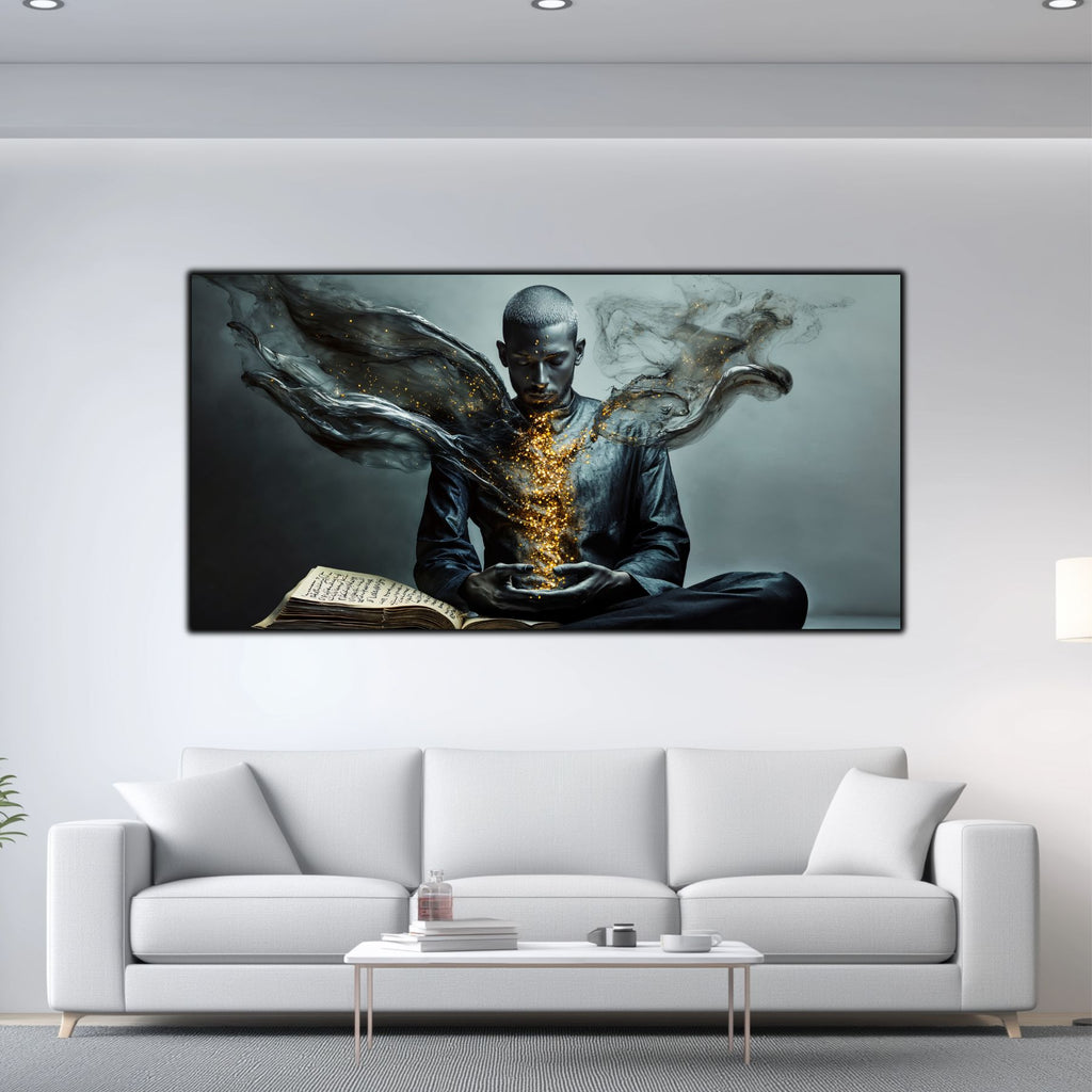 Beyond Meditation - Tablouri moderne pe sticla securizata pentru living contemporan NO52