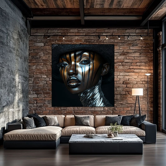 Dark Glow - Tablou Decorativ pt Peretele Livingului Modern - NO09