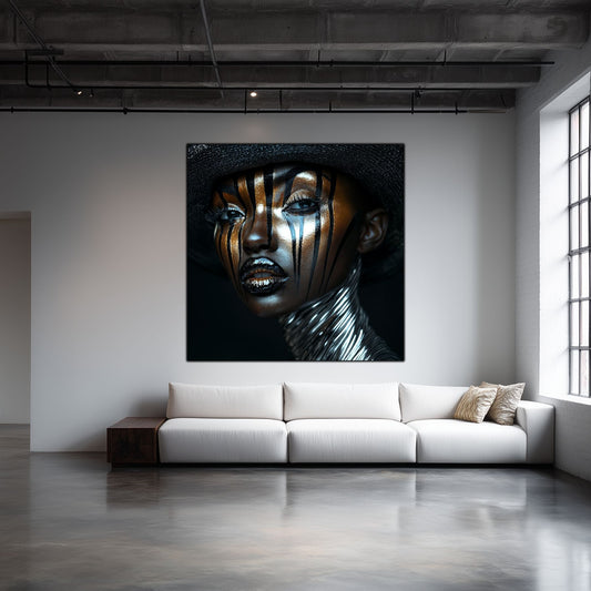Dark Glow - Tablou Decorativ pt Peretele Livingului Modern - NO09