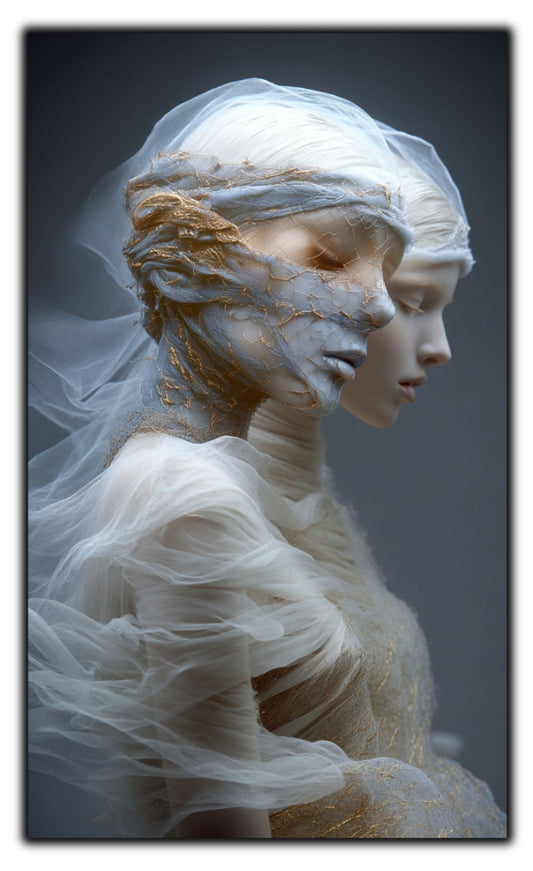 Tablou Decorativ Premium pe Sticla Securizata - „Fractured Dream” - No04