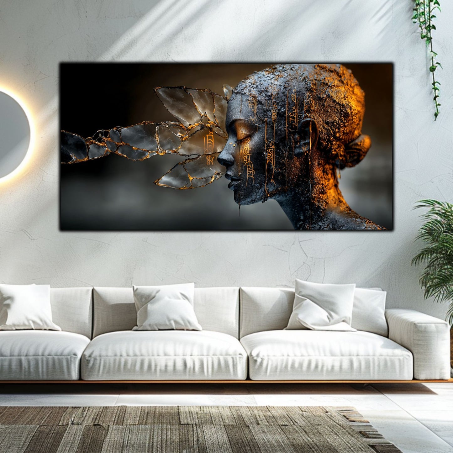 Tablou Sticla Securizata - Broken Mind 21