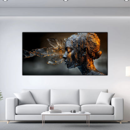 Tablou Sticla Securizata - Broken Mind 21