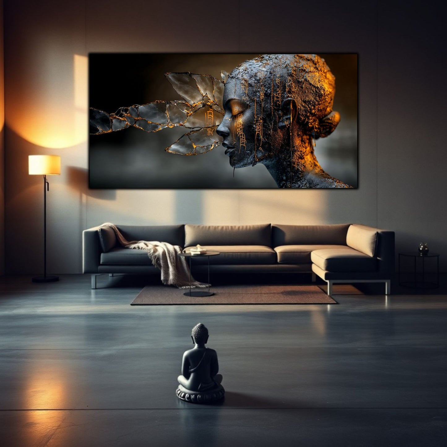 Tablou Sticla Securizata - Broken Mind 21