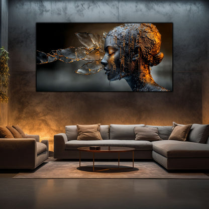 Tablou Sticla Securizata - Broken Mind 21