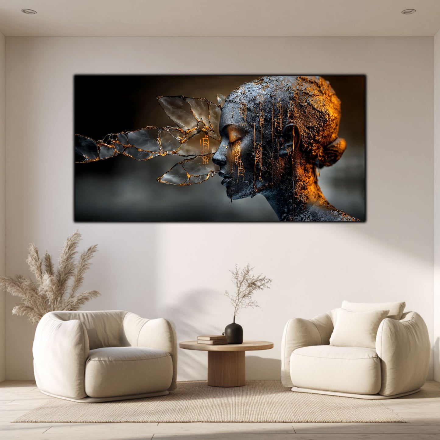 Tablou Sticla Securizata - Broken Mind 21