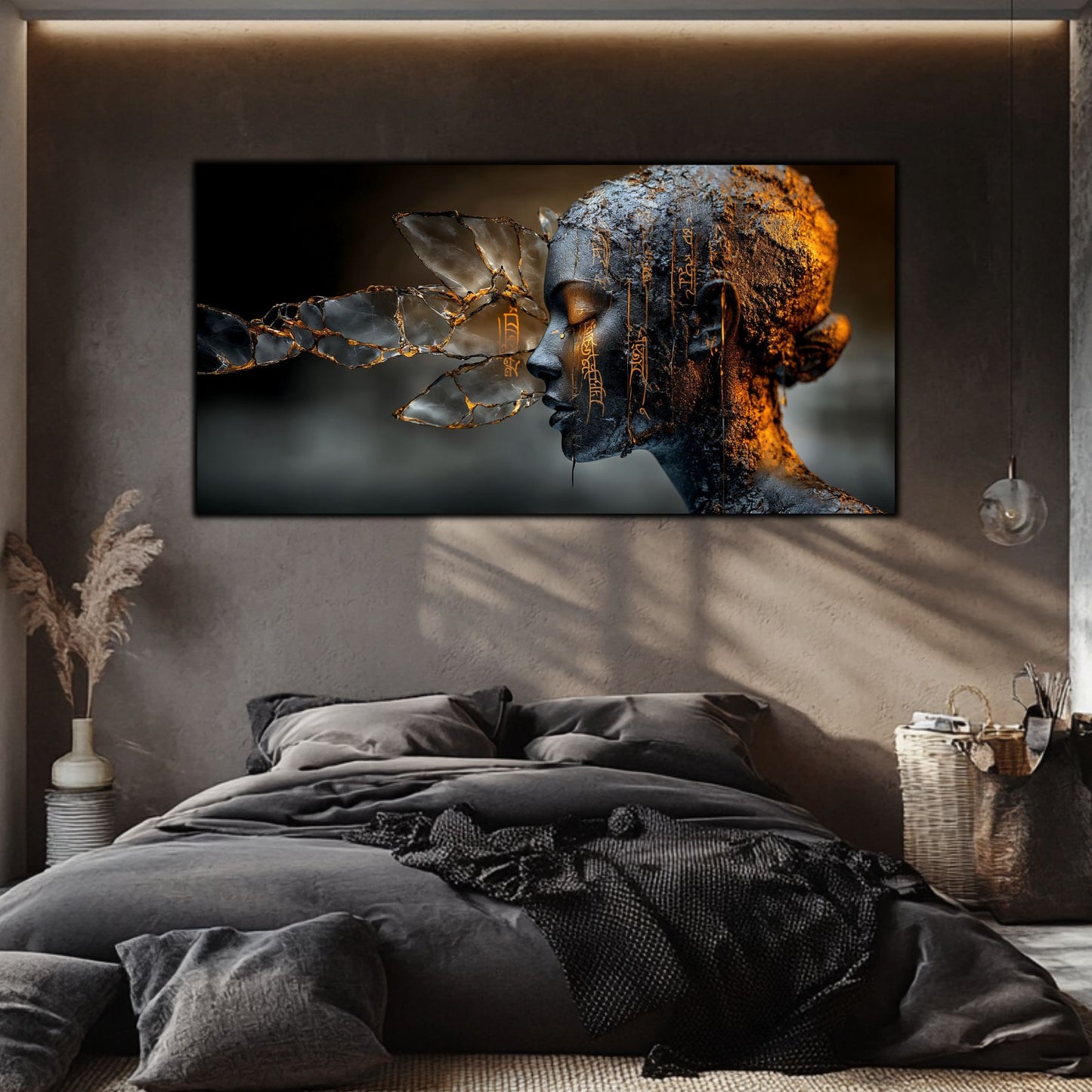 Tablou Sticla Securizata - Broken Mind 21