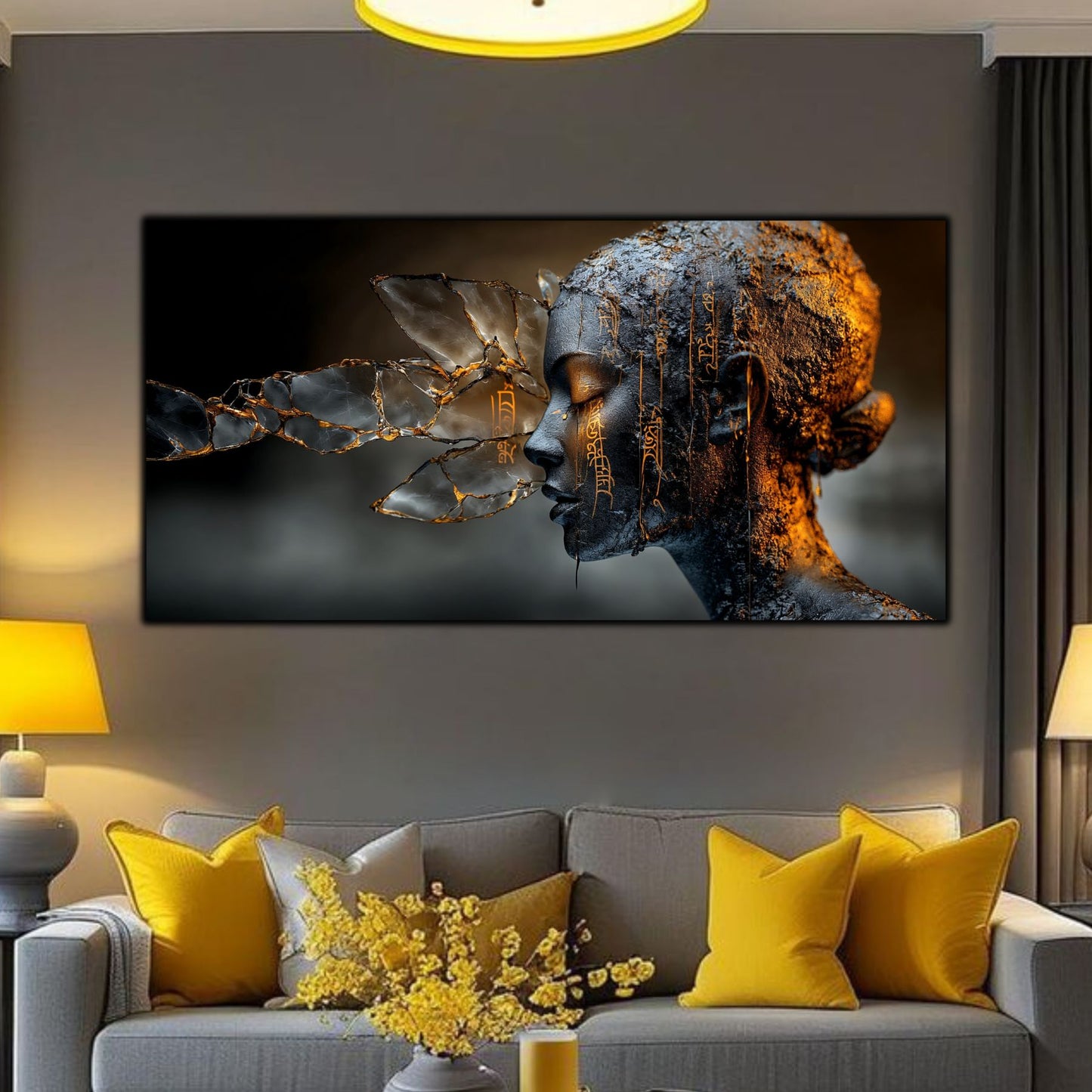 Tablou Sticla Securizata - Broken Mind 21