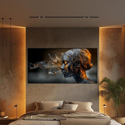 Tablou Sticla Securizata - Broken Mind 21