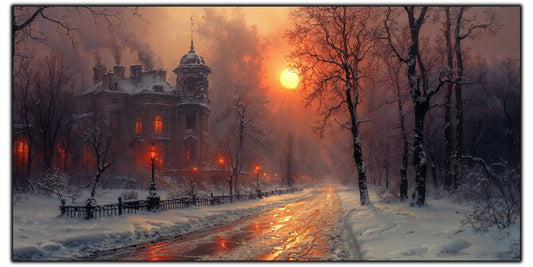 Tablou Sticla Securizata - Colectia Cold Ember - no04