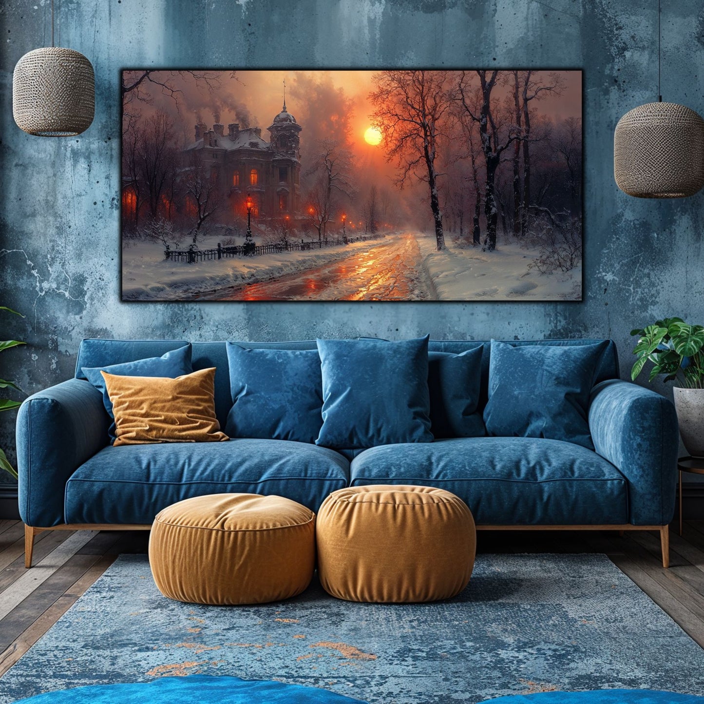 Tablou Sticla Securizata - Colectia Cold Ember - no04