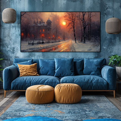 Tablou Sticla Securizata - Colectia Cold Ember - no04