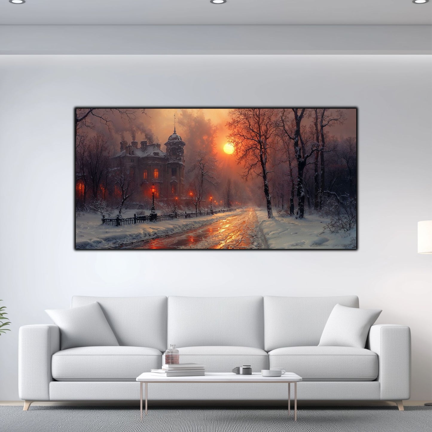 Tablou Sticla Securizata - Colectia Cold Ember - no04