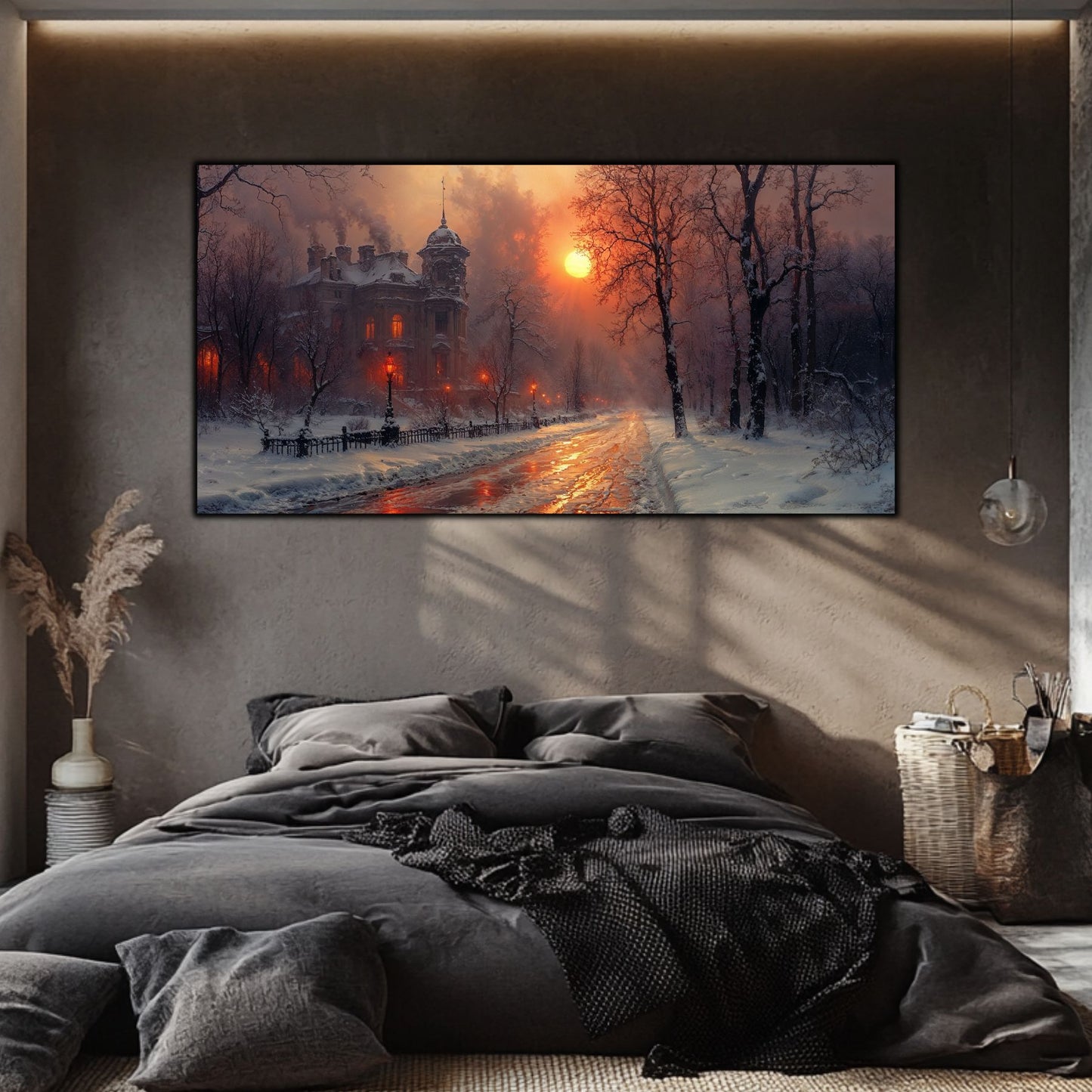 Tablou Sticla Securizata - Colectia Cold Ember - no04