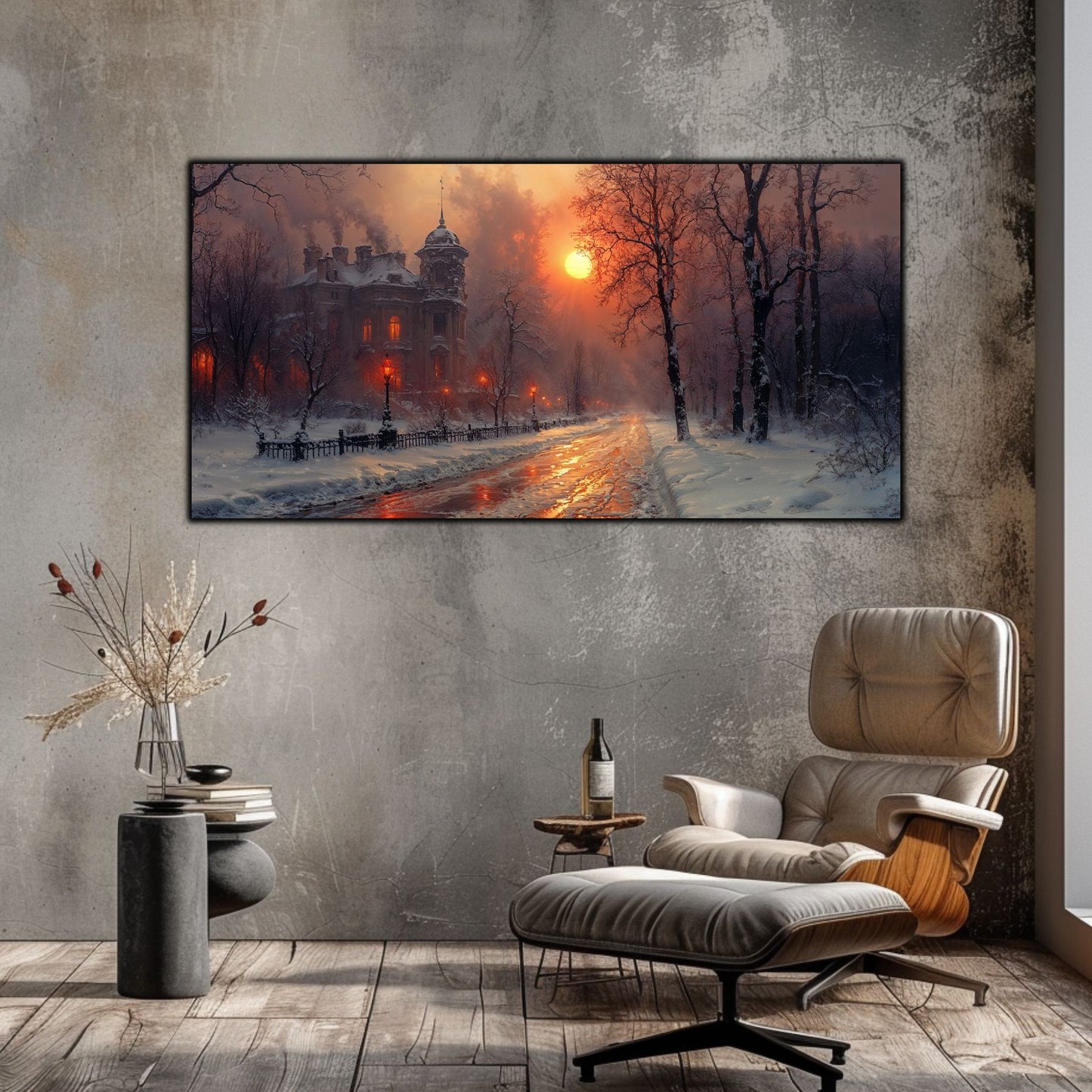 Tablou Sticla Securizata - Colectia Cold Ember - no04