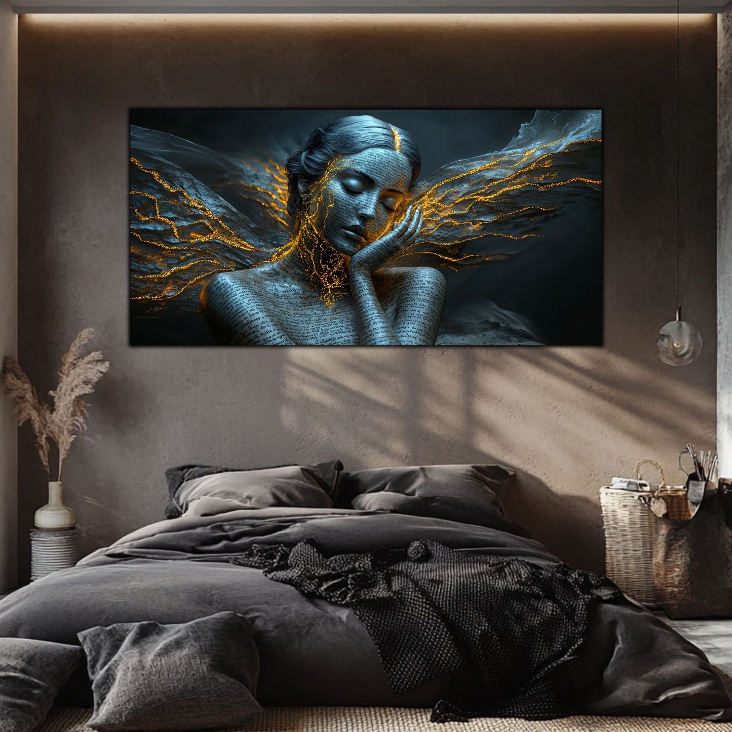 Beyond Meditation - Tablouri moderne pe sticla securizata pentru living contemporan NO50