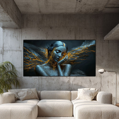 Beyond Meditation - Tablouri moderne pe sticla securizata pentru living contemporan NO50