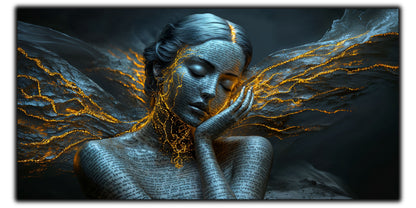 Beyond Meditation - Tablouri moderne pe sticla securizata pentru living contemporan NO50