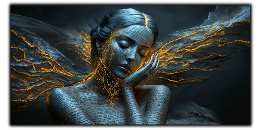 Beyond Meditation - Tablouri moderne pe sticla securizata pentru living contemporan NO50