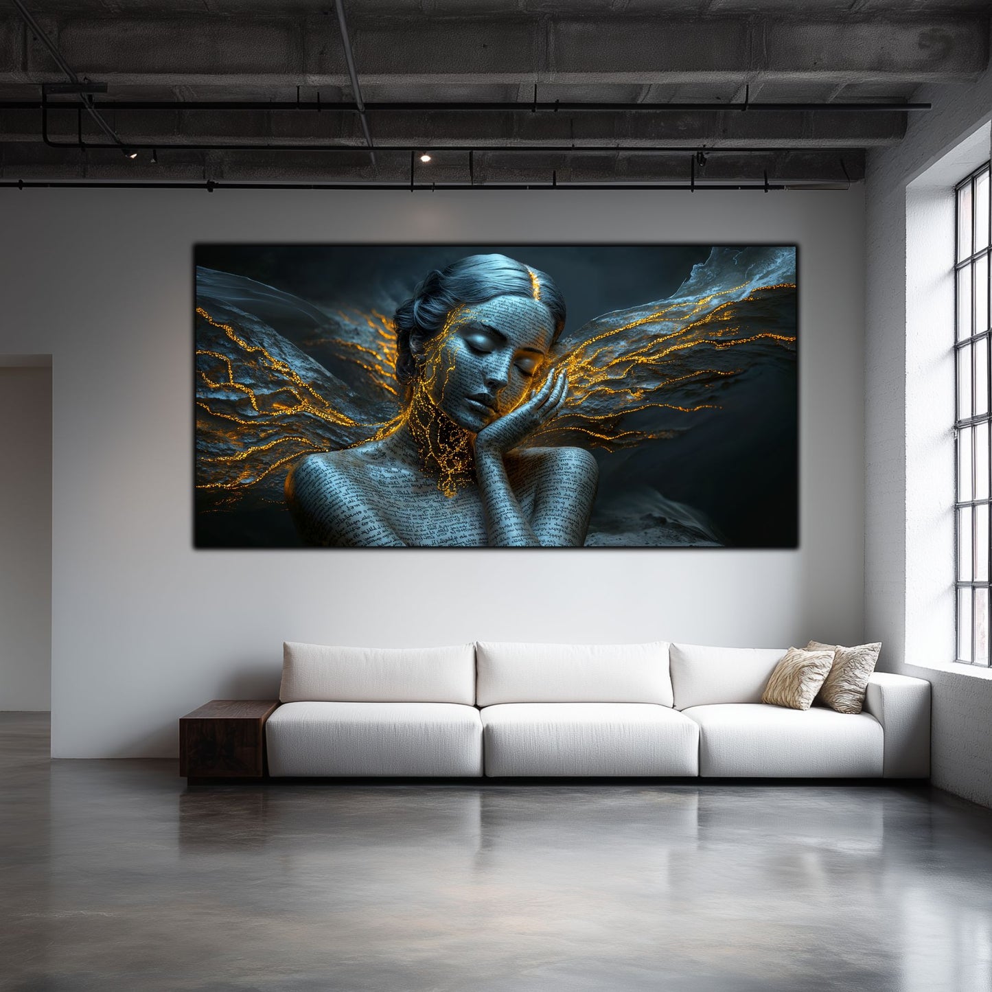 Beyond Meditation - Tablouri moderne pe sticla securizata pentru living contemporan NO50