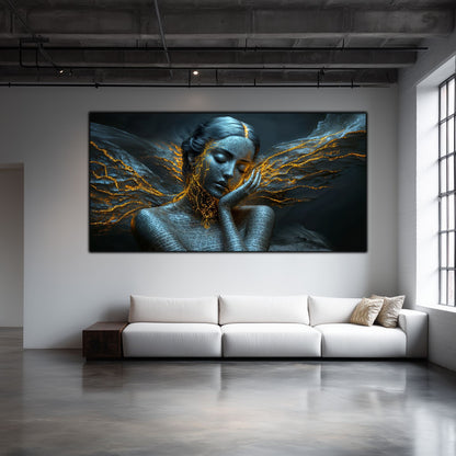 Beyond Meditation - Tablouri moderne pe sticla securizata pentru living contemporan NO50