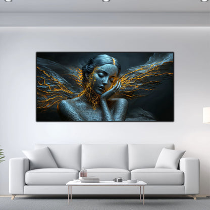 Beyond Meditation - Tablouri moderne pe sticla securizata pentru living contemporan NO50