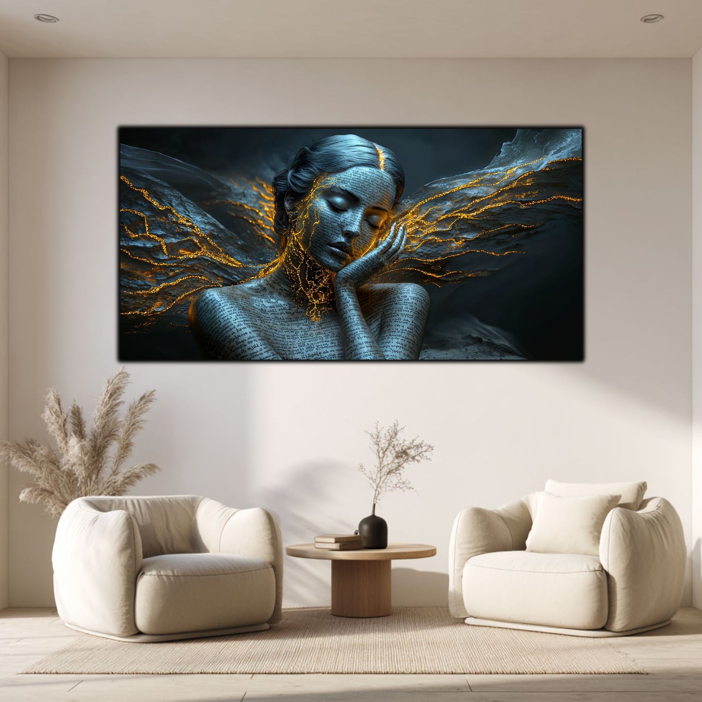 Beyond Meditation - Tablouri moderne pe sticla securizata pentru living contemporan NO50