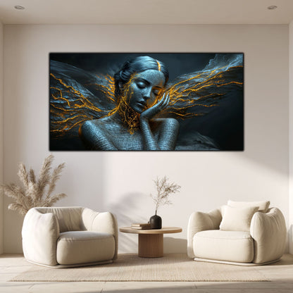 Beyond Meditation - Tablouri moderne pe sticla securizata pentru living contemporan NO50