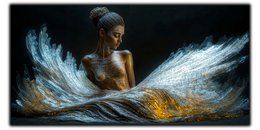 Beyond Meditation - Tablouri moderne pe sticla securizata pentru living contemporan NO26