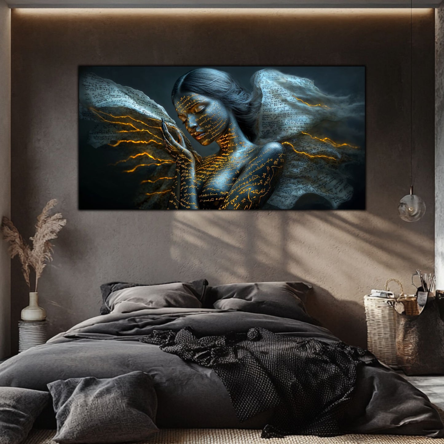 Beyond Meditation - Tablouri moderne pe sticla securizata pentru living contemporan NO51