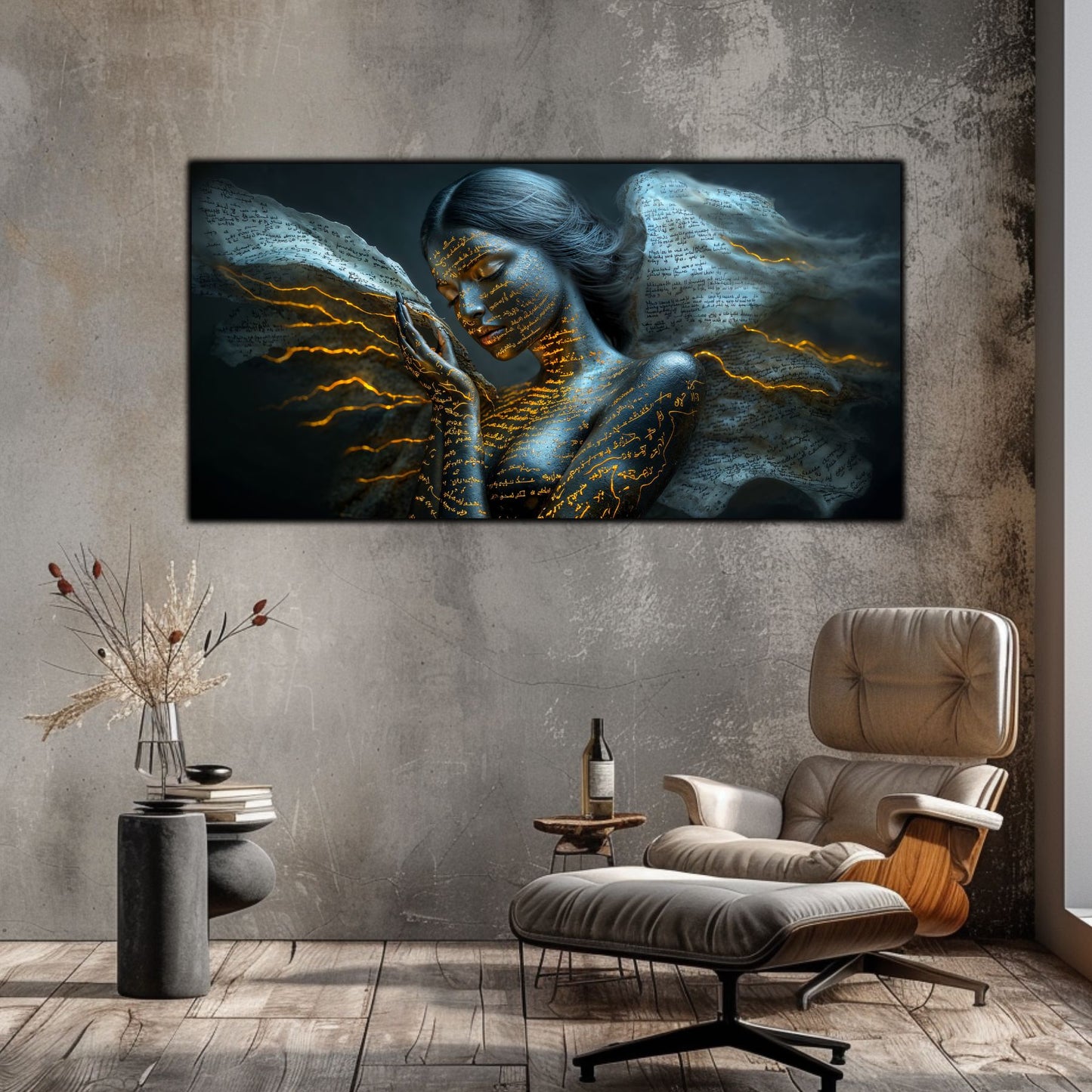 Beyond Meditation - Tablouri moderne pe sticla securizata pentru living contemporan NO51