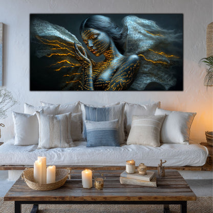 Beyond Meditation - Tablouri moderne pe sticla securizata pentru living contemporan NO51