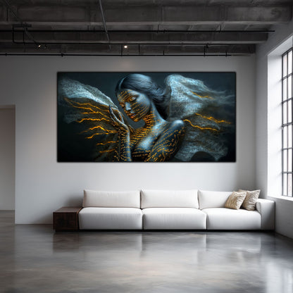 Beyond Meditation - Tablouri moderne pe sticla securizata pentru living contemporan NO51