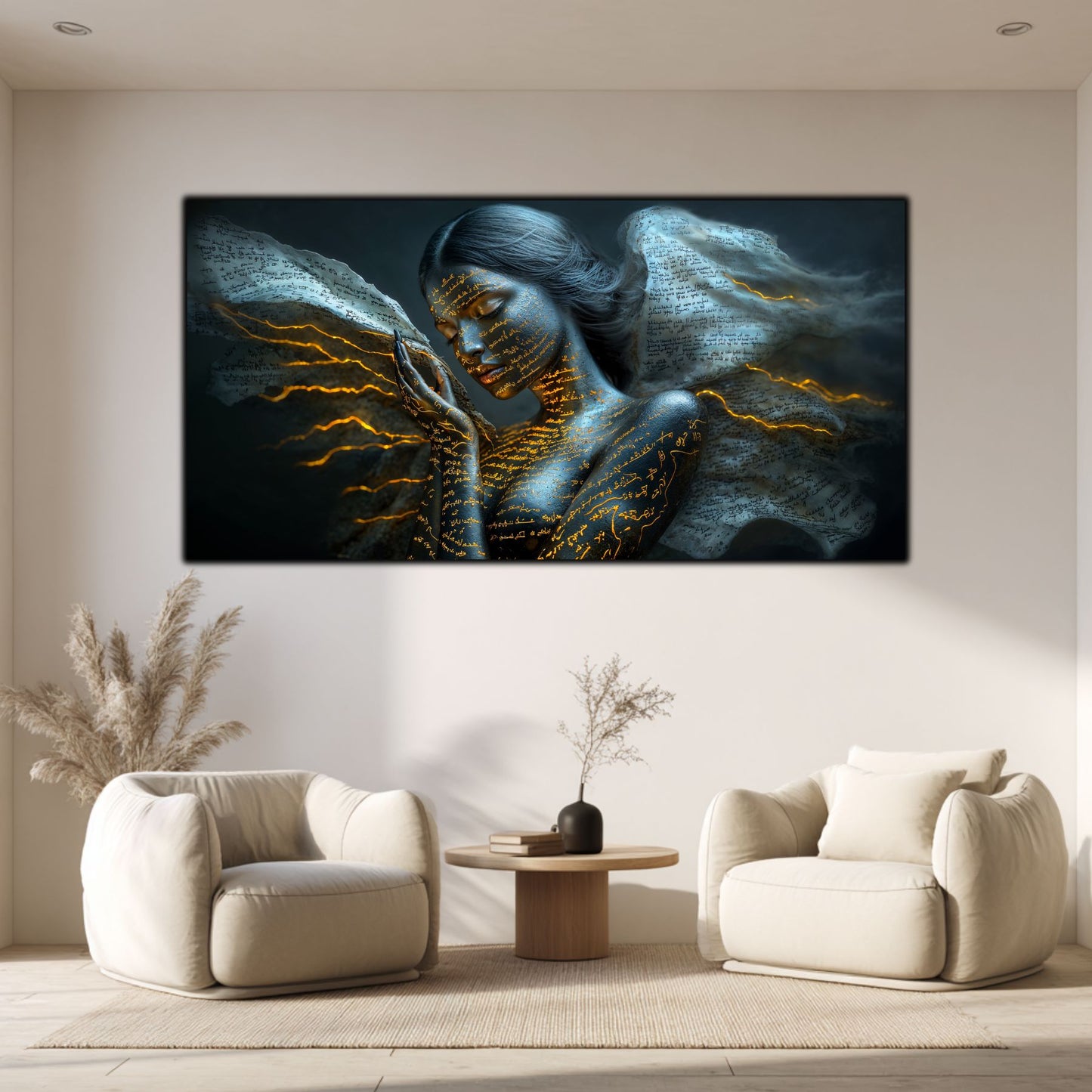 Beyond Meditation - Tablouri moderne pe sticla securizata pentru living contemporan NO51