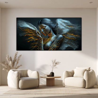 Beyond Meditation - Tablouri moderne pe sticla securizata pentru living contemporan NO51