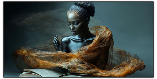 Tablou unicat din sticlă securizată Beyond Breath - No03