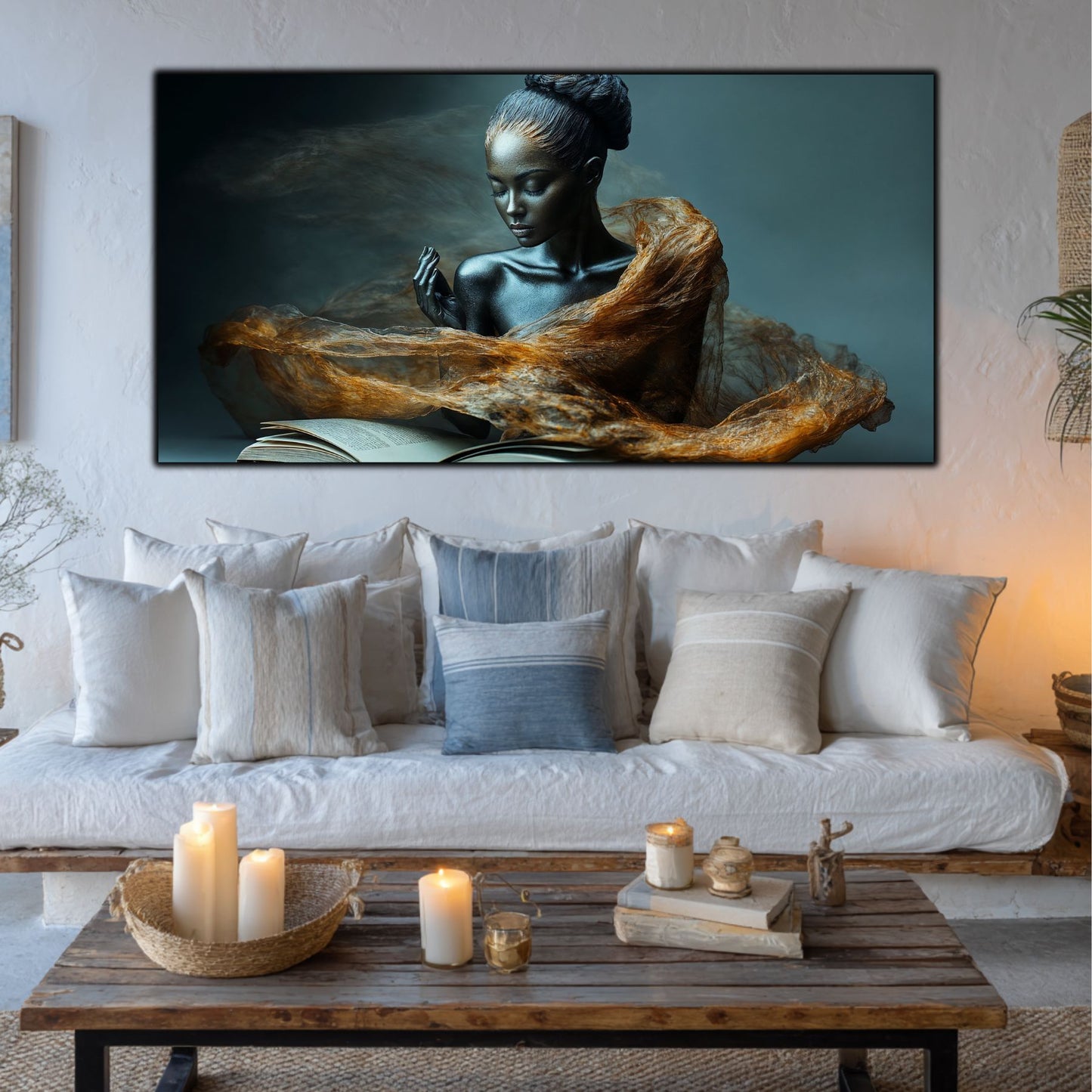 Tablou unicat din sticlă securizată Beyond Breath - No03