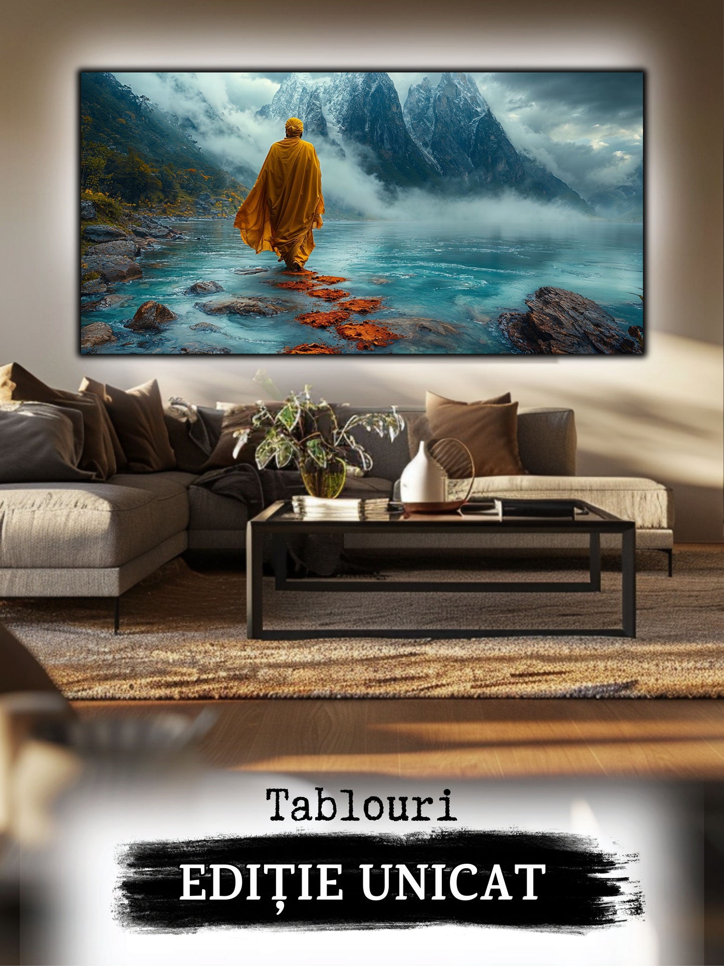 Tablou unicat din sticlă securizată Vanishing Step - No06