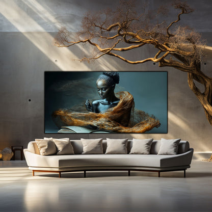 Tablou unicat din sticlă securizată Beyond Breath - No03