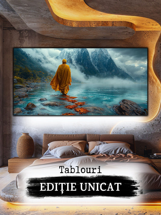 Tablou unicat din sticlă securizată Vanishing Step - No06