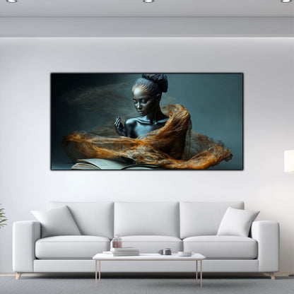 Tablou unicat din sticlă securizată Beyond Breath - No03