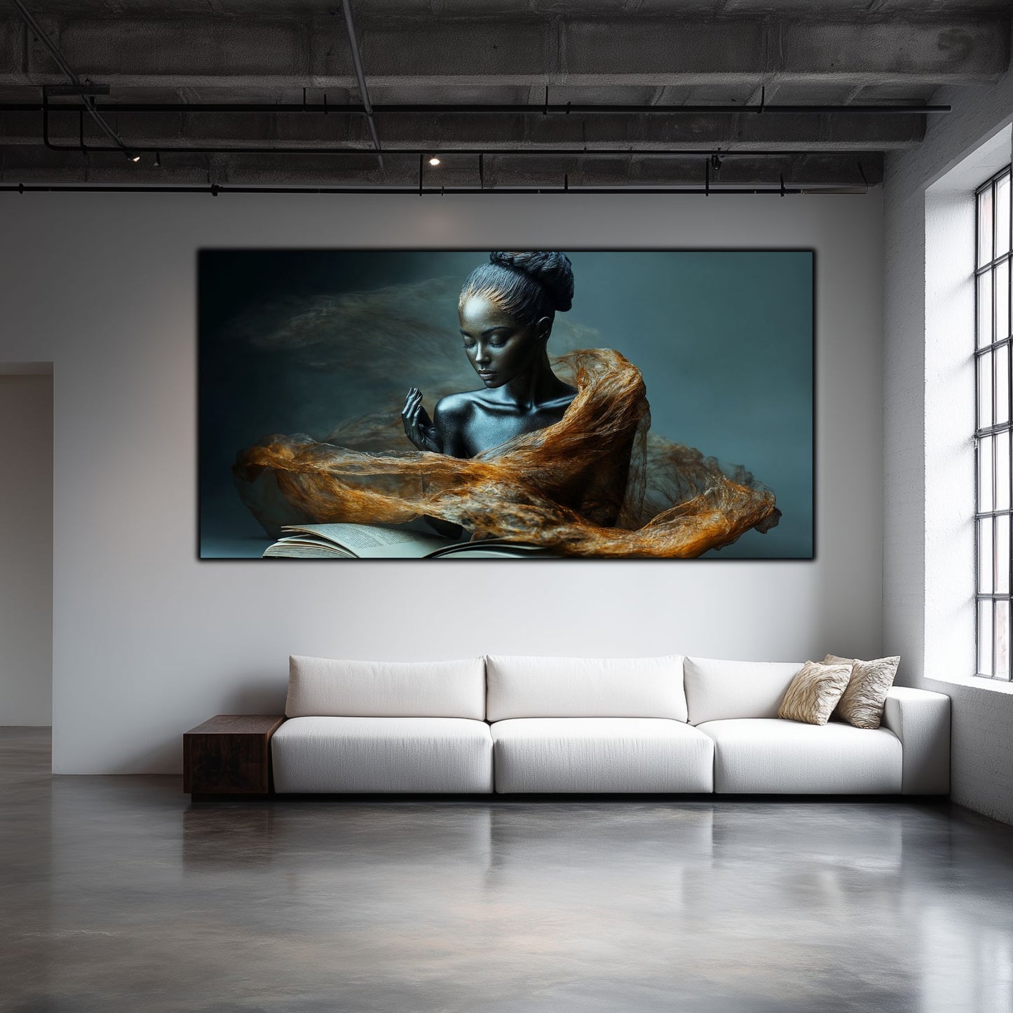 Tablou unicat din sticlă securizată Beyond Breath - No03