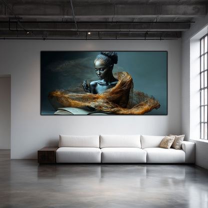 Tablou unicat din sticlă securizată Beyond Breath - No03