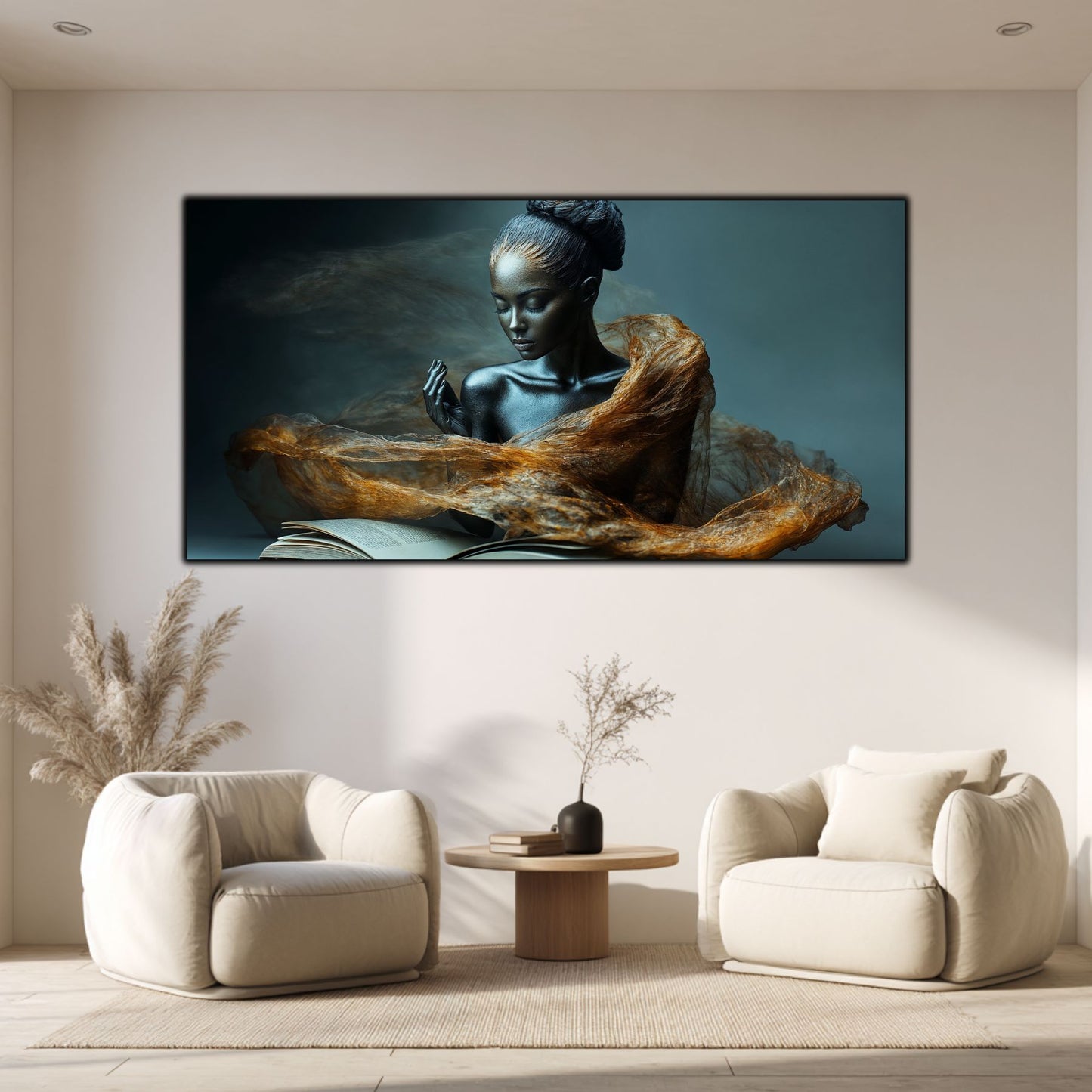 Tablou unicat din sticlă securizată Beyond Breath - No03