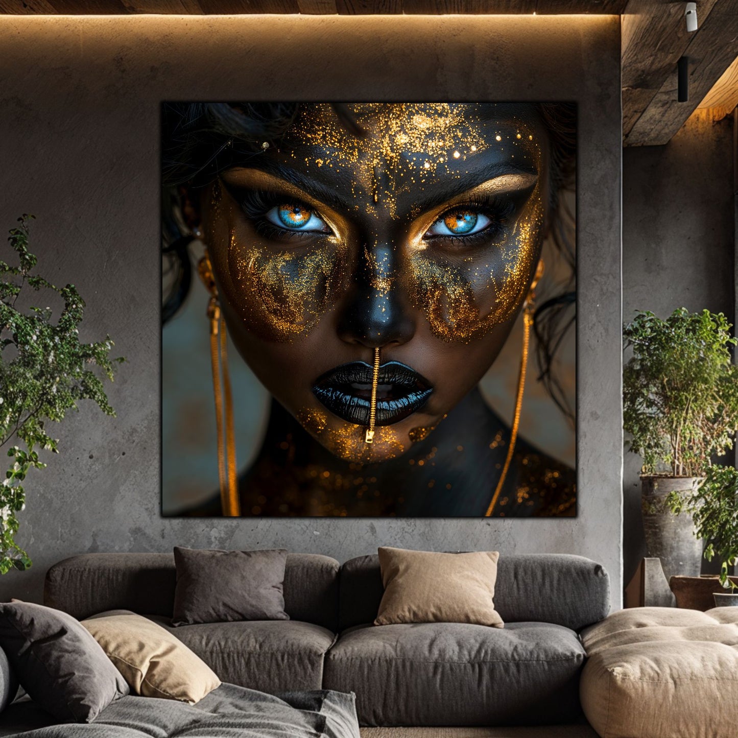 Tablou Sticla Securizata - Dark Zen - Reimagined14