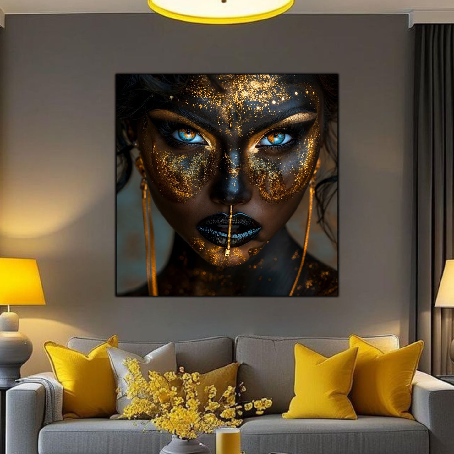 Tablou Sticla Securizata - Dark Zen - Reimagined14