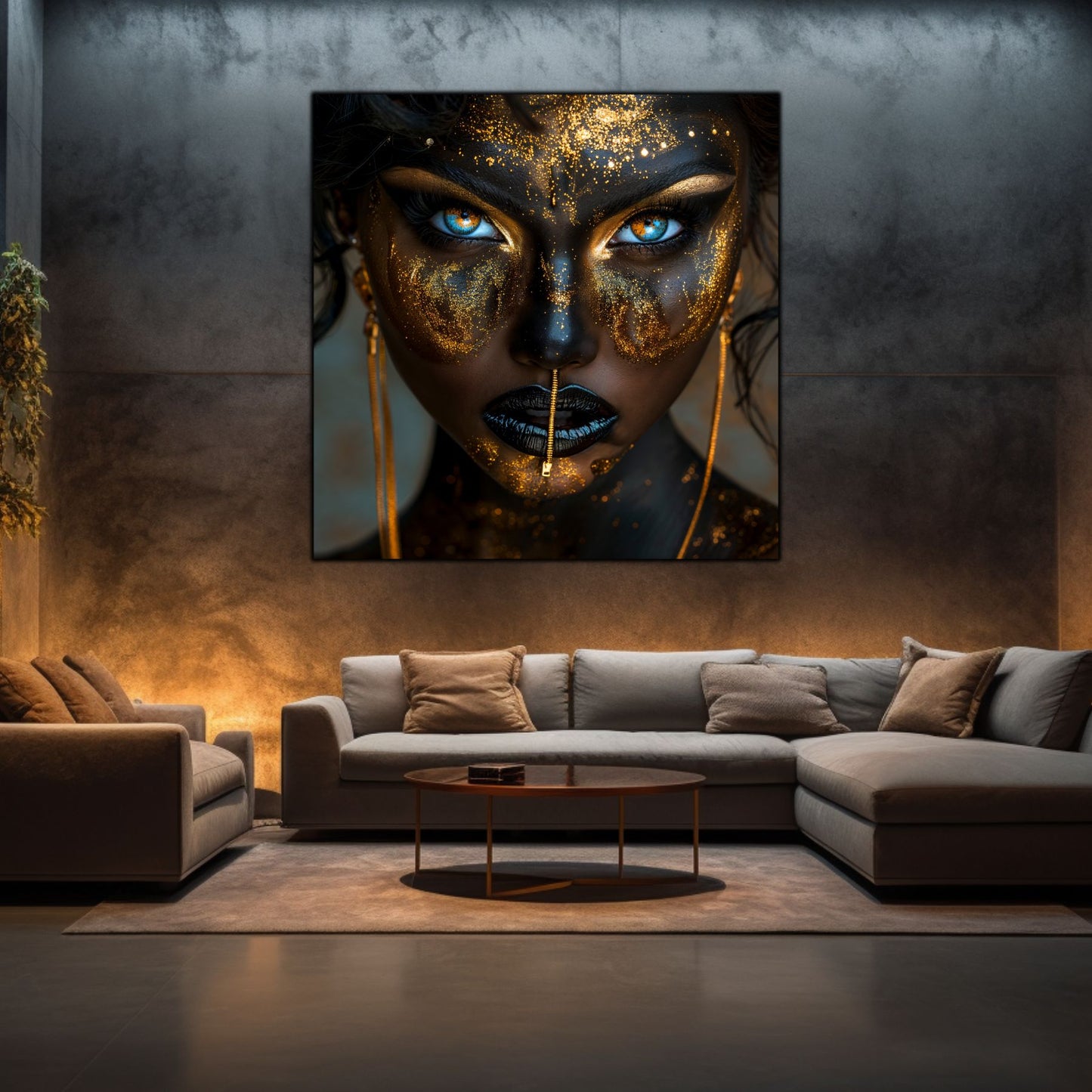 Tablou Sticla Securizata - Dark Zen - Reimagined14