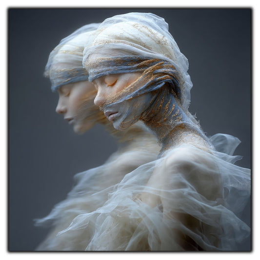 Tablou Decorativ Premium pe Sticla Securizata - „Fractured Dream” - No08