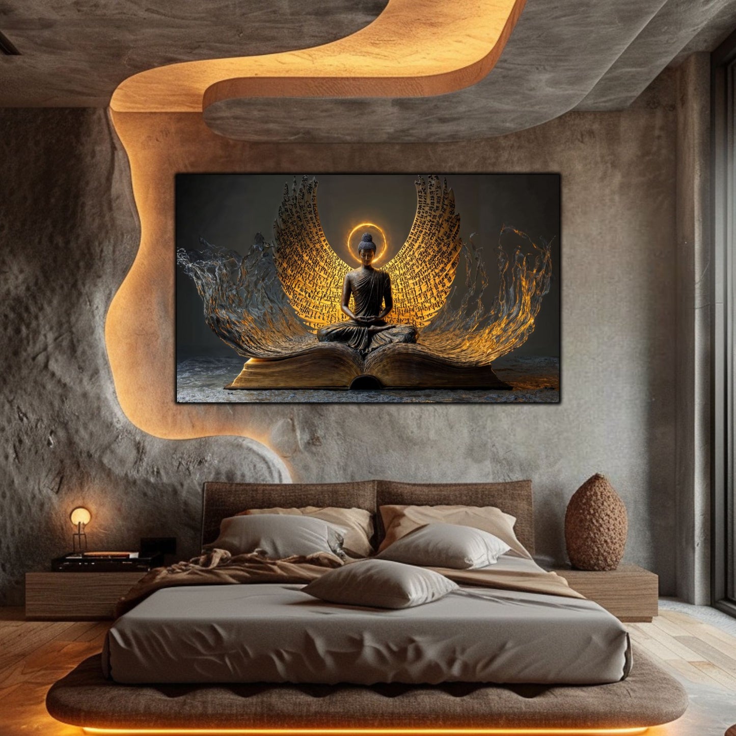 Tablou Decorativ pt Living sau Dormitor - Print UV pe Sticla - „Ascend” - No01