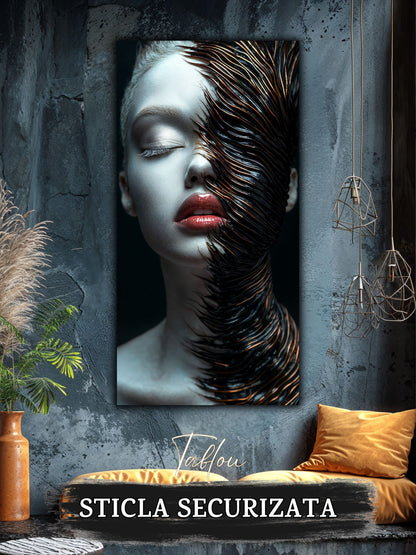 Innerverse - Tablou Sticla  - Unicat - no17